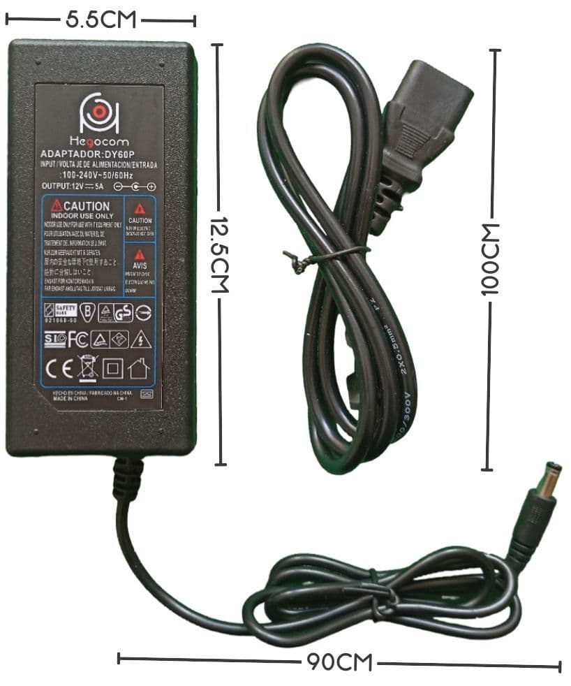 ADAPTADOR 12V 5AMP
