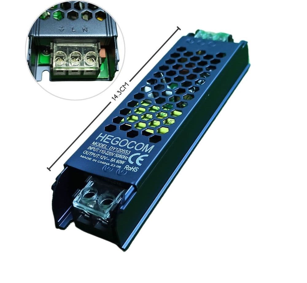 FUENTE DE PODER SLIM 12V 5AMP