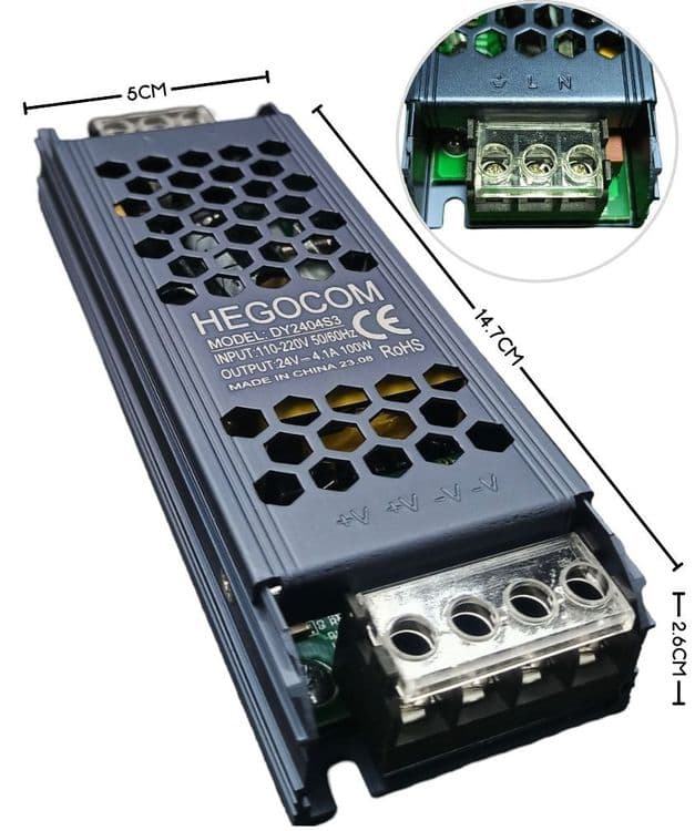 FUENTE DE PODER SLIM 24V 4.1AMP